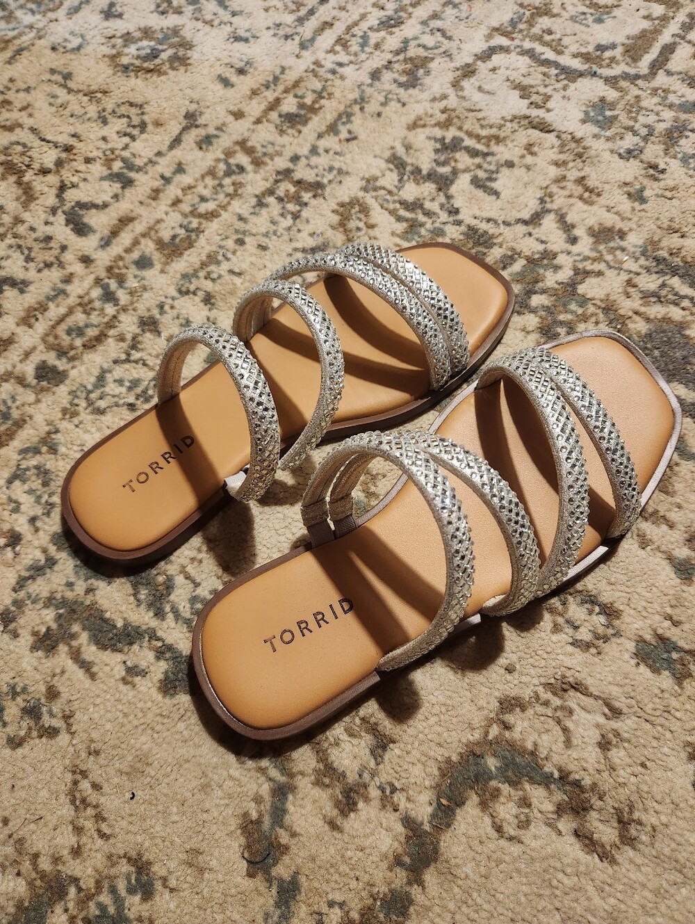 Torrid Silver Sandals